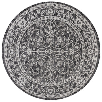 Palazzo Vine And Border Textured Weave Indoor/outdoor Area Rug